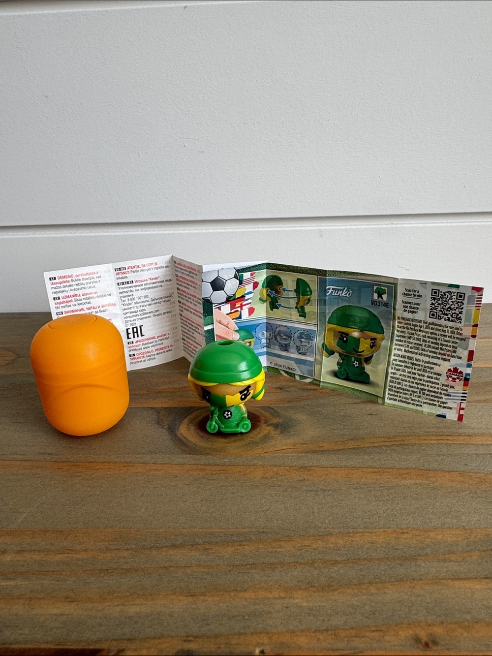 Kinder Surprise | Funko: FIFA World Cup 2026: Brazil Fan - Mini Toy Figure